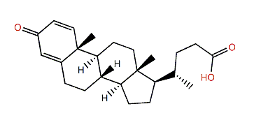 3-oxo-Chol-1,4-dien-24-oic acid